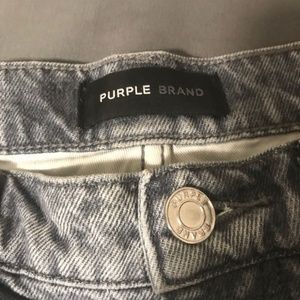 P005 Gray Purple Jeans